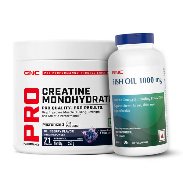 GNC Pro Performance Creatine Monohydrate with Fish Oil 1000mg