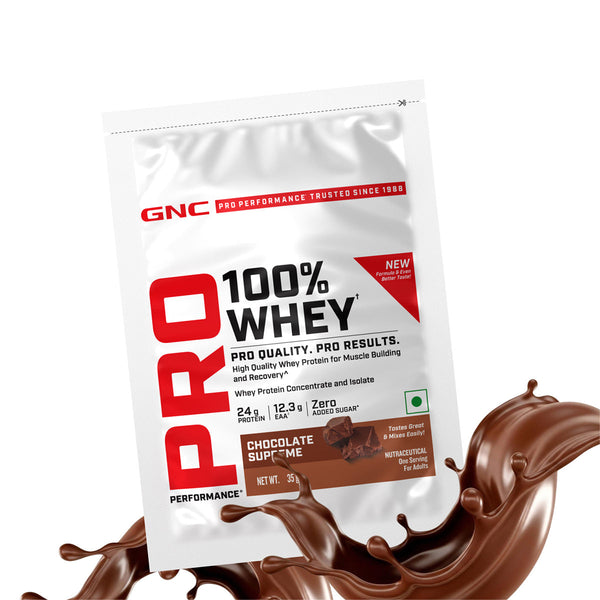 GNC Pro Performance 100% Whey 35gm (New Formulation)