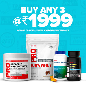 GNC - Buy 3 for ₹ 1999