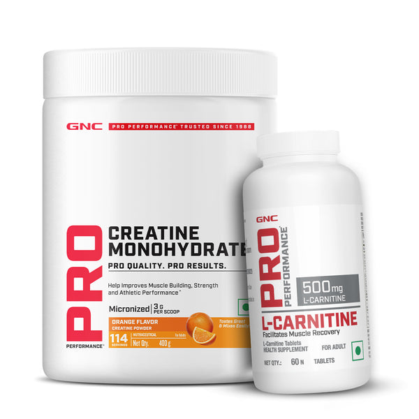 GNC Pro Performance Creatine Monohydrate with L-Carnitine Tablets 500mg