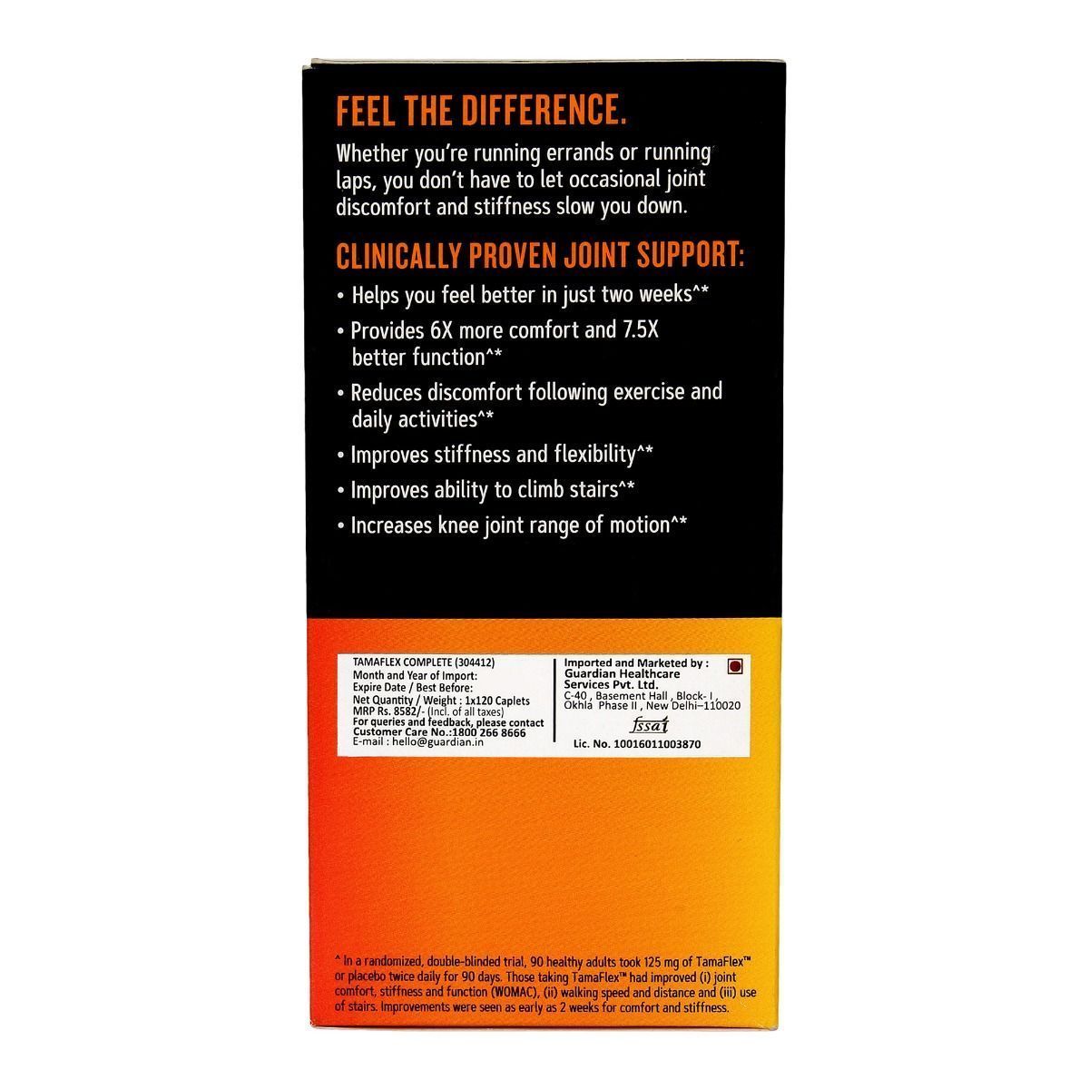 GNC TamaFlex Complete Caplets 1x120 - Clearance Sale