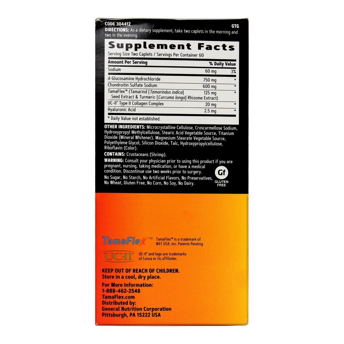 GNC TamaFlex Complete Caplets 1x120 - Clearance Sale