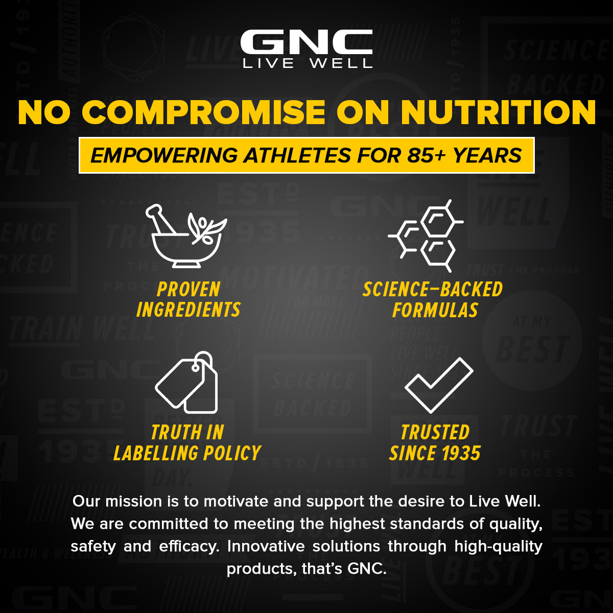 GNC Pro Performance 100% Whey Protein - Clearance Sale - Faster Recovery & Lean Muscle Gains | Informed Choice Certified