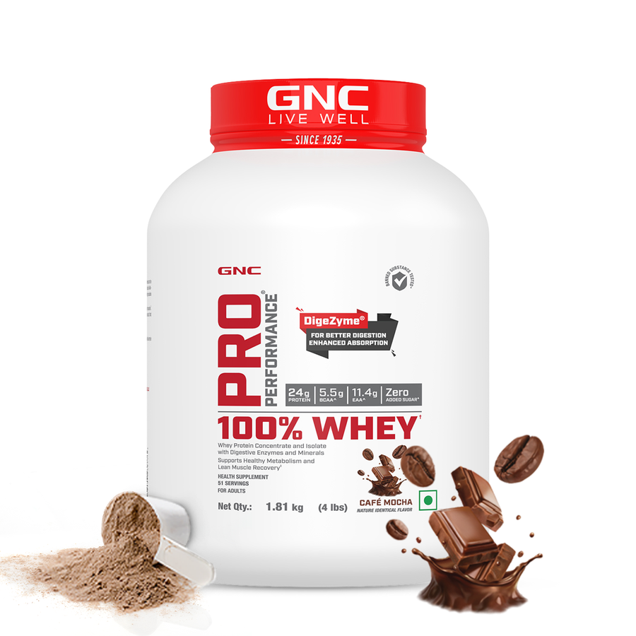 100% Whey Protein - 4 lbs / Cafe Mocha