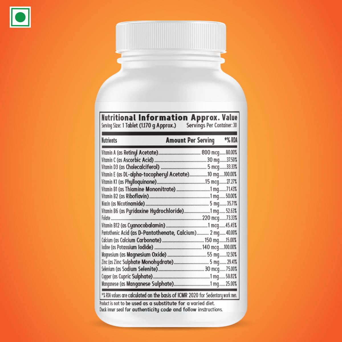 GNC Select One Daily Multivitamin