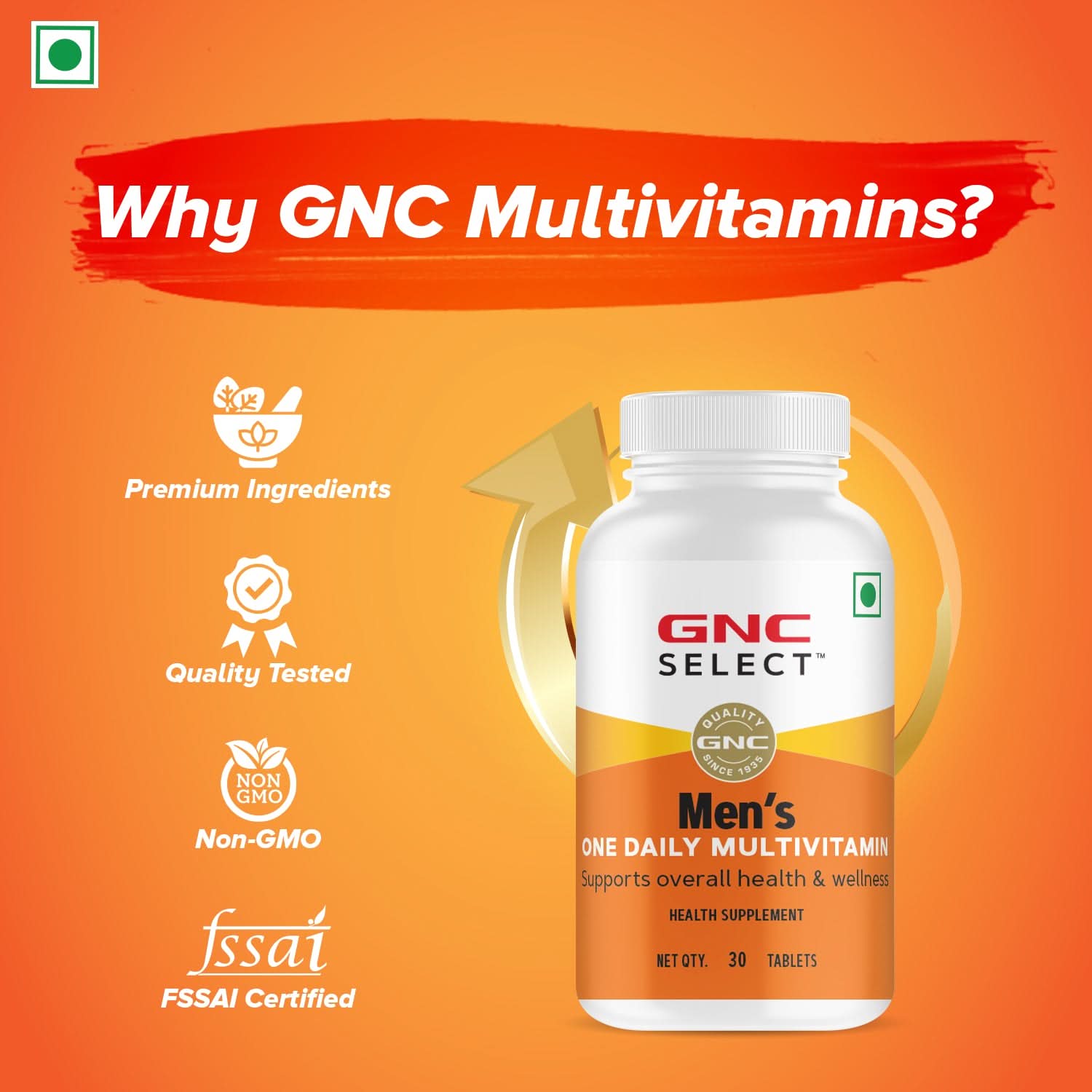 GNC Select Men's One Daily Multivitamin