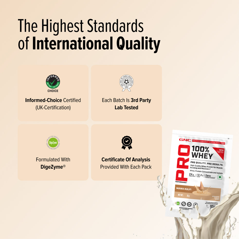 GNC Pro Performance 100% Whey (New Formulation)