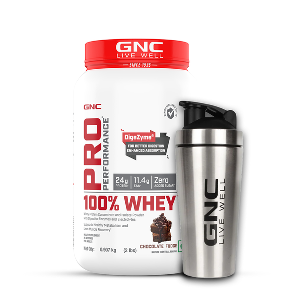 GNC Pro Performance 100% Whey Protein -2 lbs with Shaker