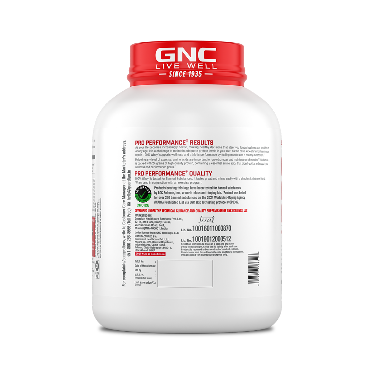 100% Whey Protein 5lbs Mango Smoothie - Clearance | Expiry - 2026-04-30