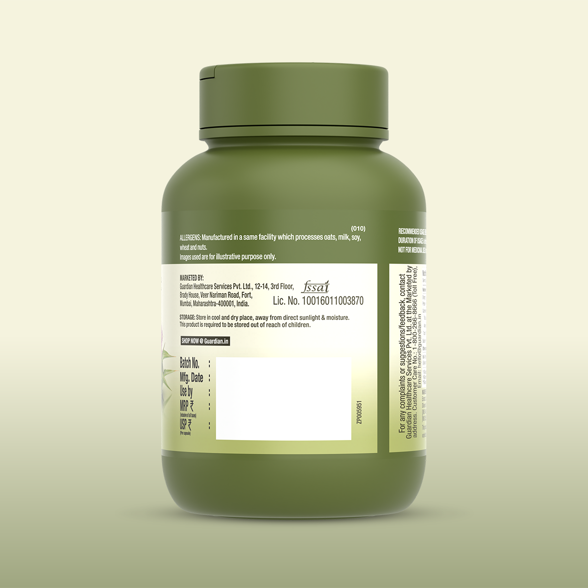 Herbal Plus Milk Thistle 1000mg Caps 1x60