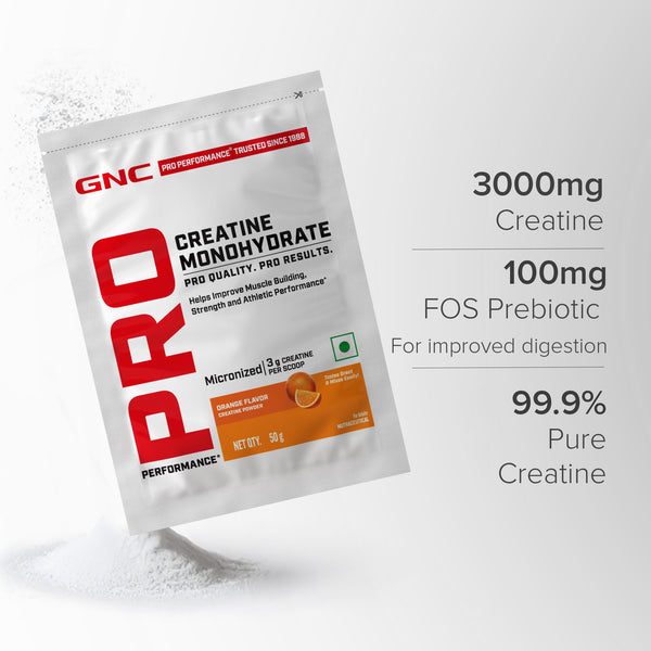 Creatine Monohydrate 50g - Orange