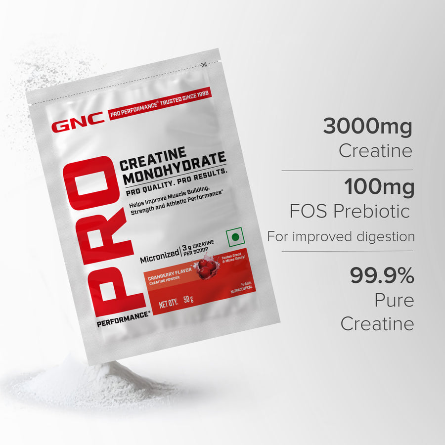 Creatine Monohydrate 50g - Cranberry - 50g