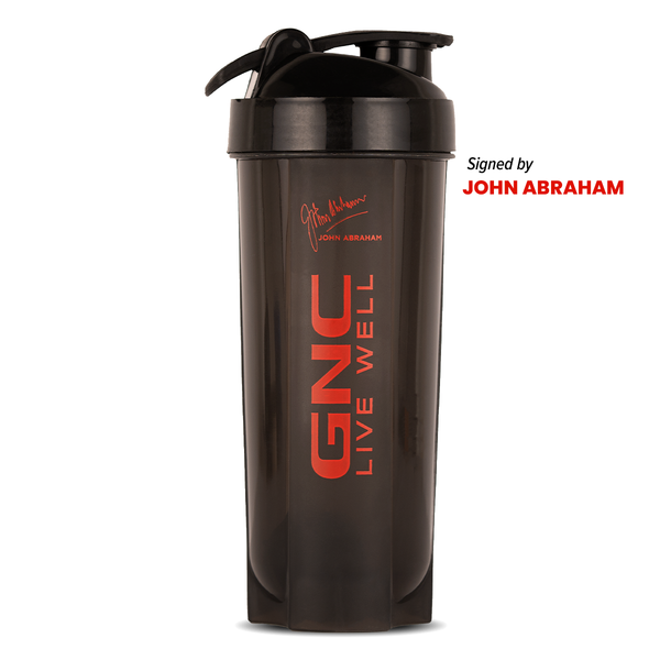GNC BPA Black Plastic Shaker - 650ML