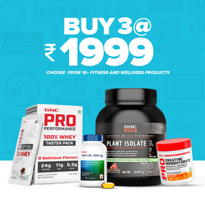 GNC - Buy 3 for ₹ 1999