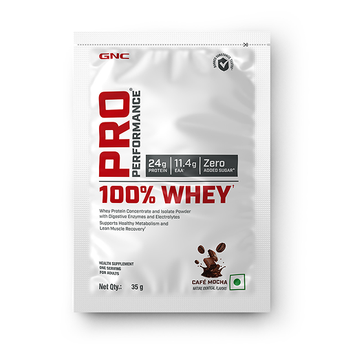 100% Whey Protein Sachets 35gm Cafe Mocha - Cafe Mocha