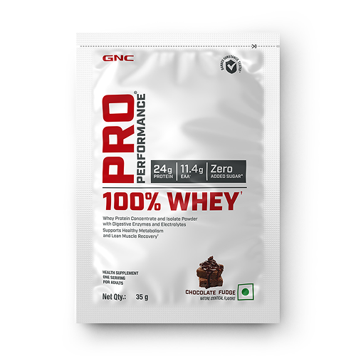 100% Whey Protein Sachets 35gm Chocolate Fudge - Chocolate Fudge