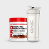 GNC Pro Performance Creatine Monohydrate 100g +GNC Embossed Steel Shaker with Bottom Opening - 750ml