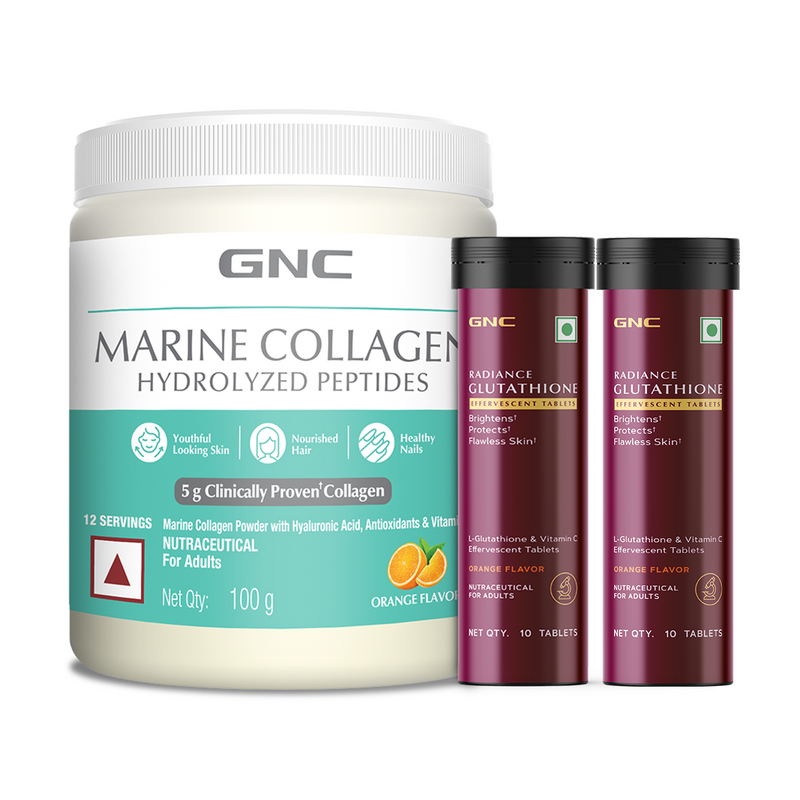 Skin & Hair Care Essentials- Marine Collagen & Radiance Gultathione