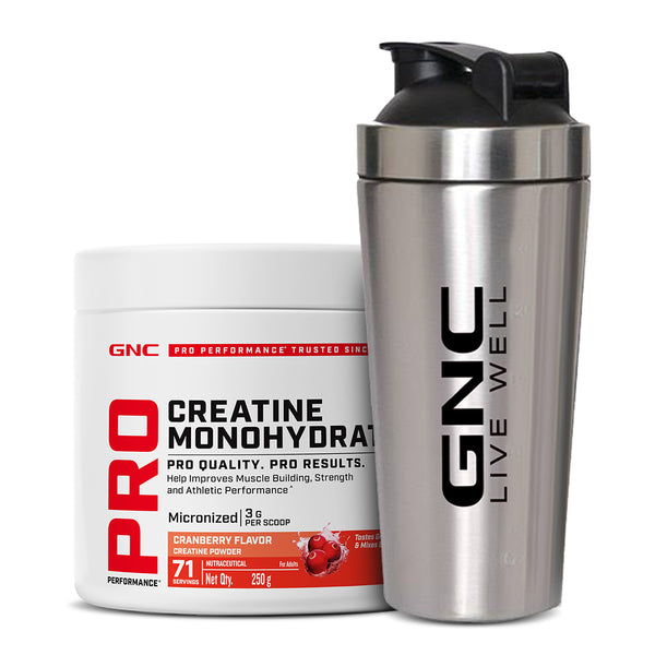 GNC Pro Performance Creatine Monohydrate with Shaker