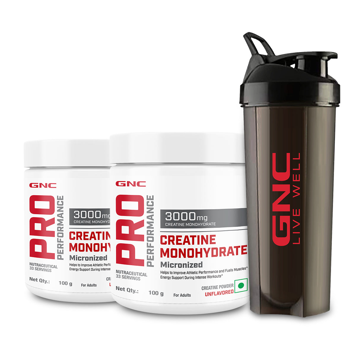 GNC Pro Performance Creatine Monohydrate - Powerful Muscle Pump for Intense Workout
