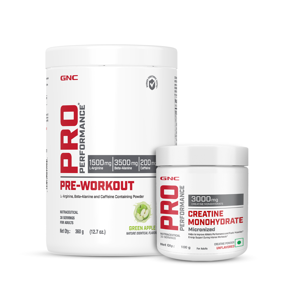 GNC Pro Performance PreWorkout + Creatine 100 gms GNC Pro