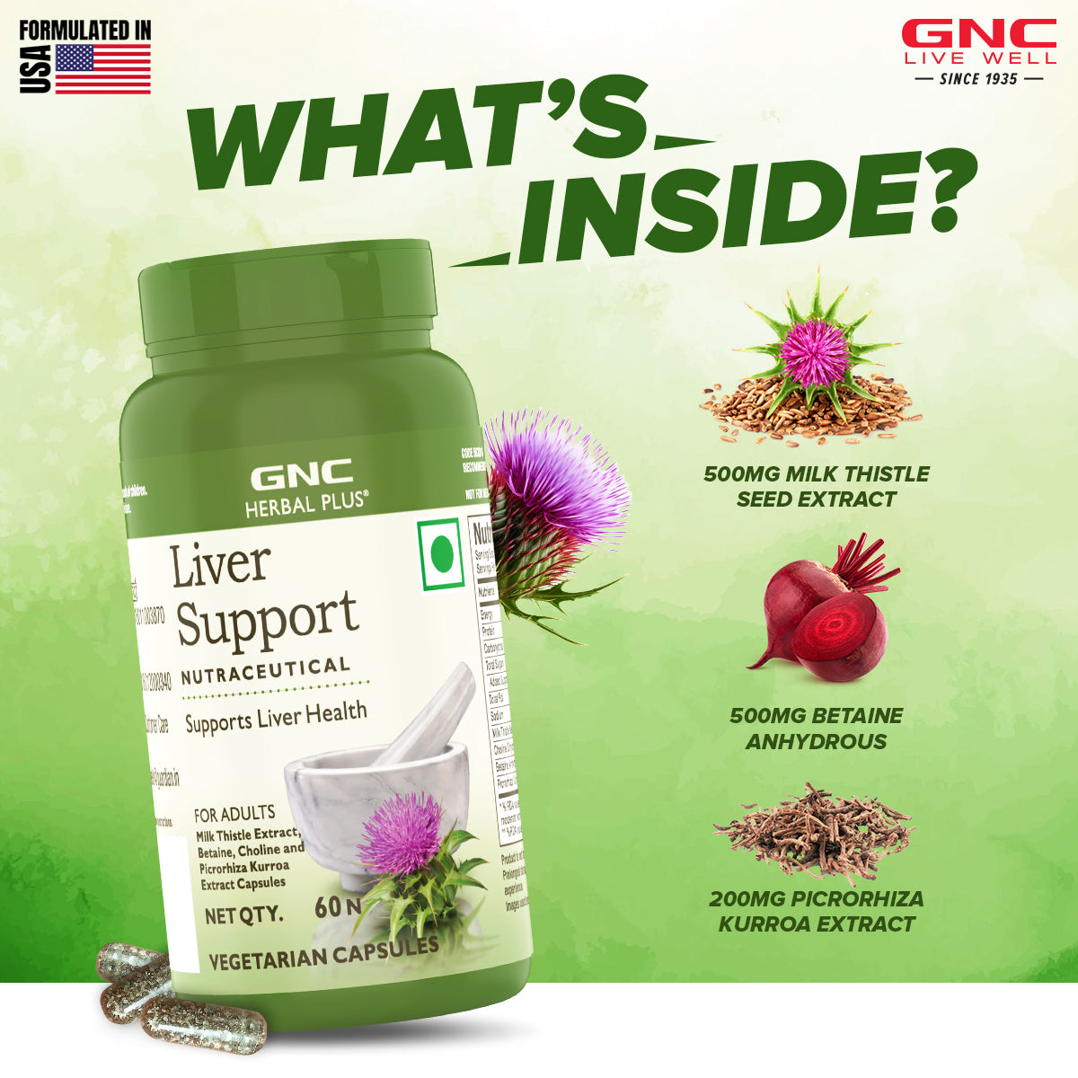 GNC Herbal Plus Liver Support