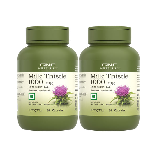 Herbal Plus Milk Thistle 1000mg Caps 60