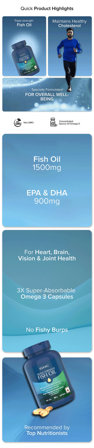 GNC Triple Strength Fish Oil