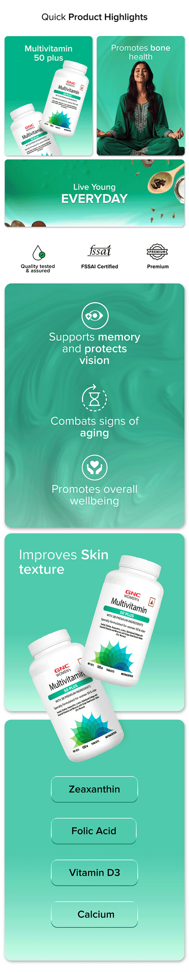 GNC Women's 50 Plus Multivitamin