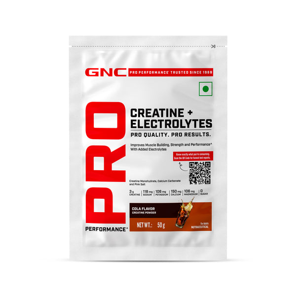 GNC CREATINE + ELECTROLYTE COLA POWDER 50G