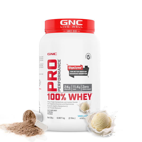 GNC Pro Performance 100% Whey Protein - Clearance Sale| Expiry - 2024-06-30