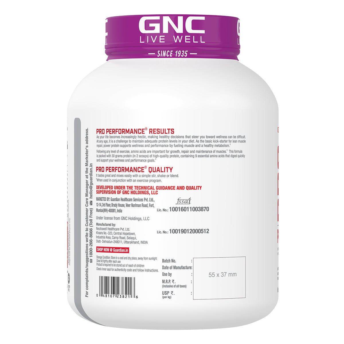GNC Pro Performance Power Protein  - Clearance Sale - 6-in-1 Stack for Increased Strength, Recovery & Muscle Mass | Informed Choice Certified