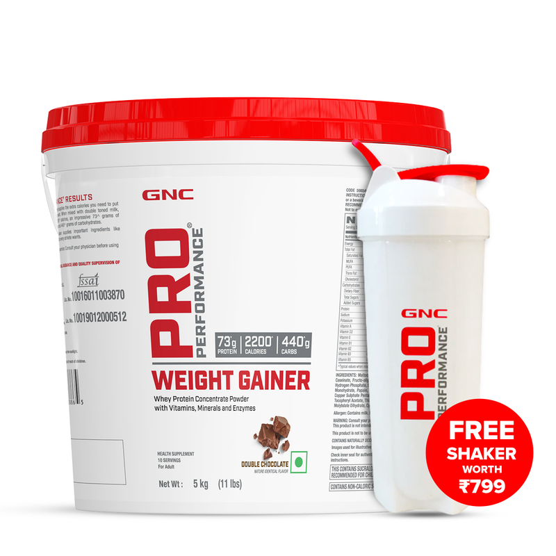 GNC Pro Performance Weight Gainer 5 KG Double Chocolate GNC India