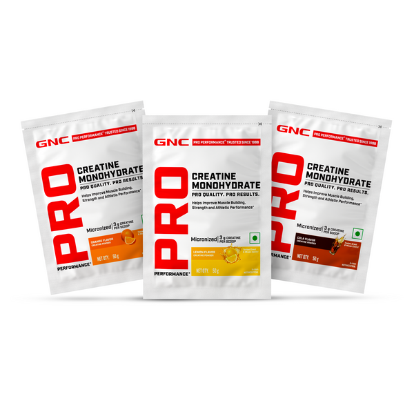 GNC CREATINE MONOHYDRATE 50 G (Pack of 3)