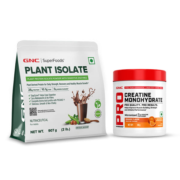 GNC Superfood Plant isolate + Creatine Monohydrate 100g