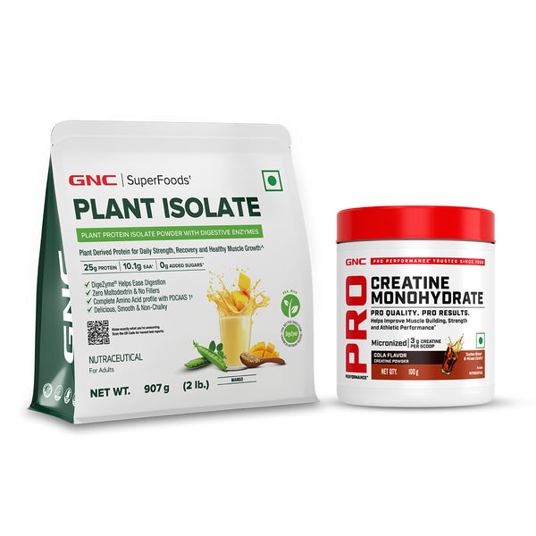 GNC Superfood Plant isolate + Creatine Monohydrate 100g