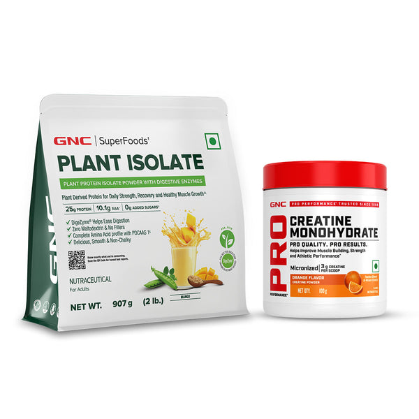 GNC Superfood Plant isolate + Creatine Monohydrate 100g