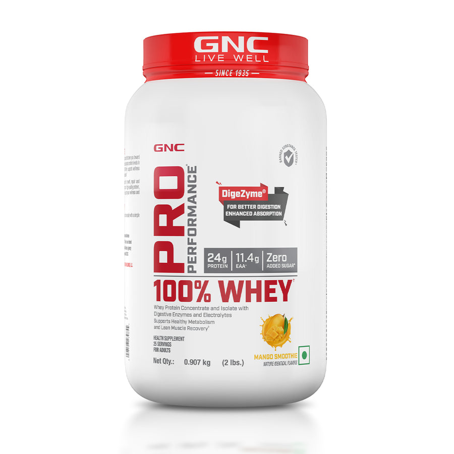 100% Whey Protein (Mango Smoothie) - 2 lbs / Mango Smoothie
