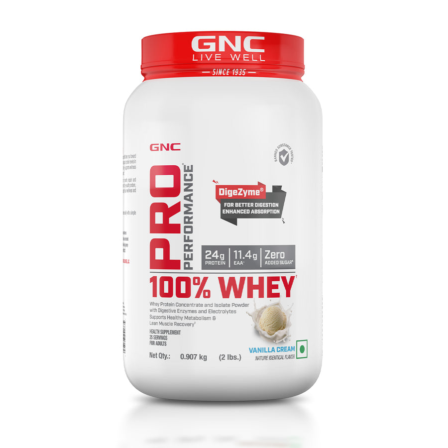 100% Whey Protein (Vanilla Cream) - 2 lbs / Vanilla Cream