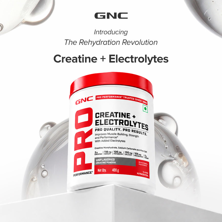 Creatine + Electrolytes - 400 gms / Unflavoured