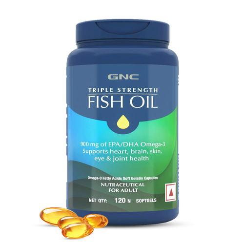GNC Triple Strength Fish Oil 30 Softgels GNC India