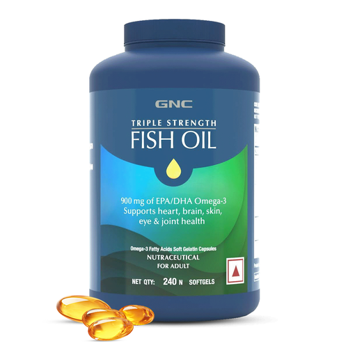 GNC Triple Strength Fish Oil 30 Softgels GNC India