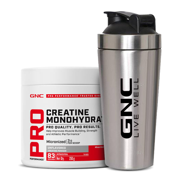 GNC Pro Performance Creatine Monohydrate with Shaker