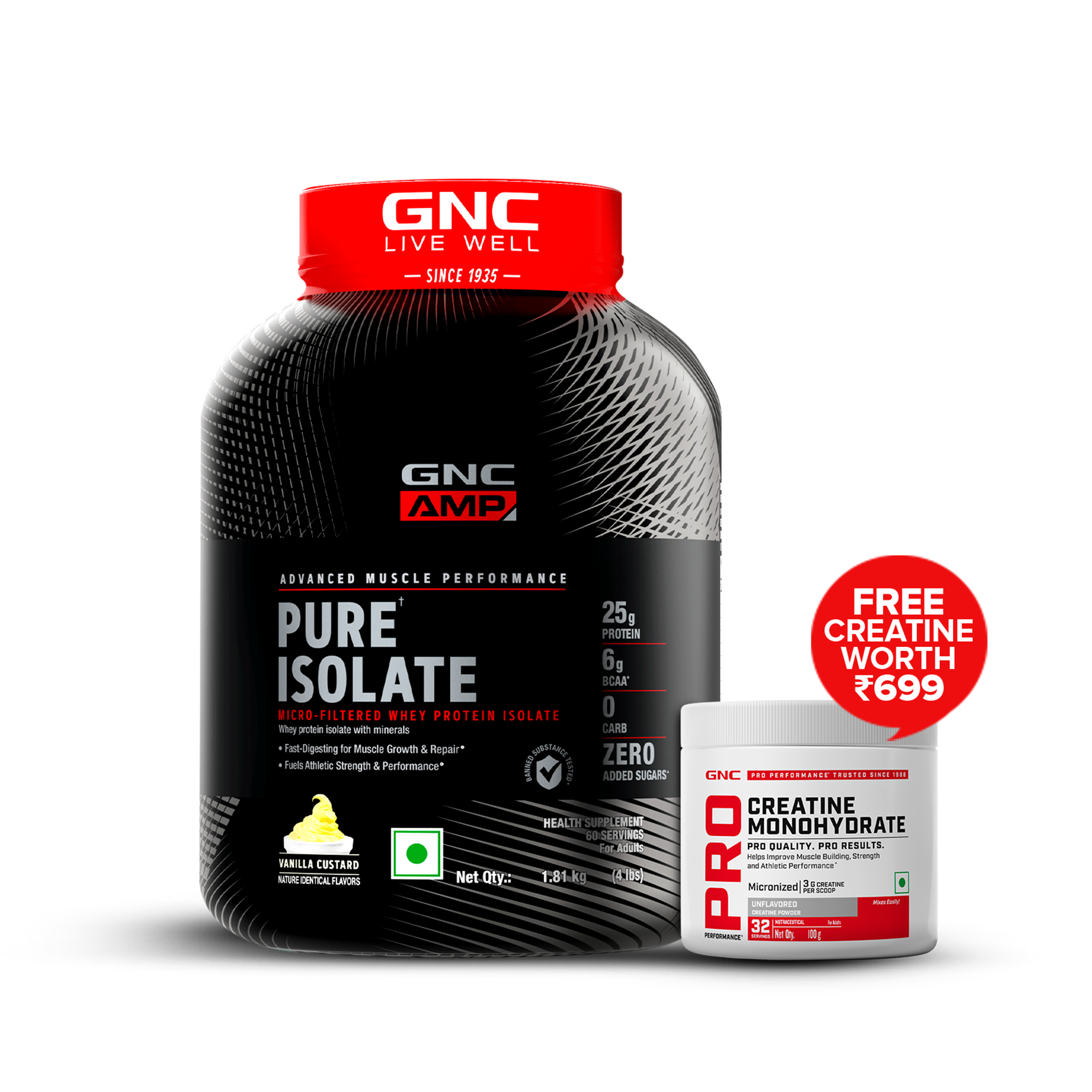 GNC AMP Pure Isolate (Low/Zero Carb)