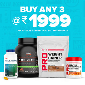 GNC - Buy 3 for ₹ 1999