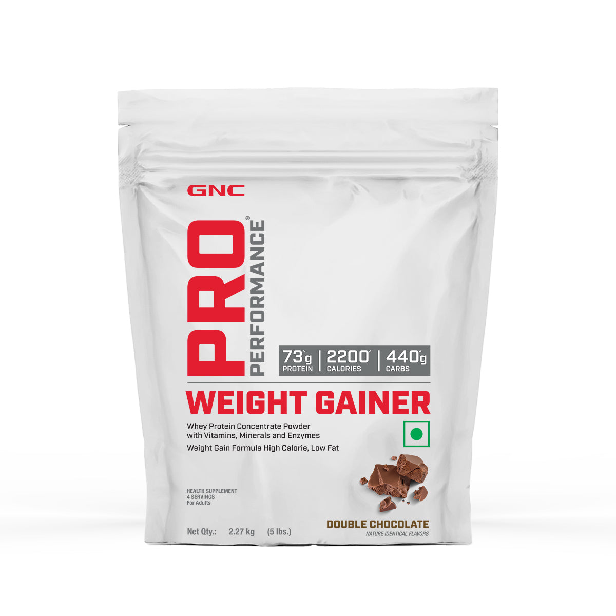 GNC Pro Performance Weight Gainer - High-Calorie, Low-Fat Formula For Healthy Body Gains