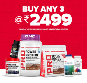 GNC - Buy 3 for ₹ 2499