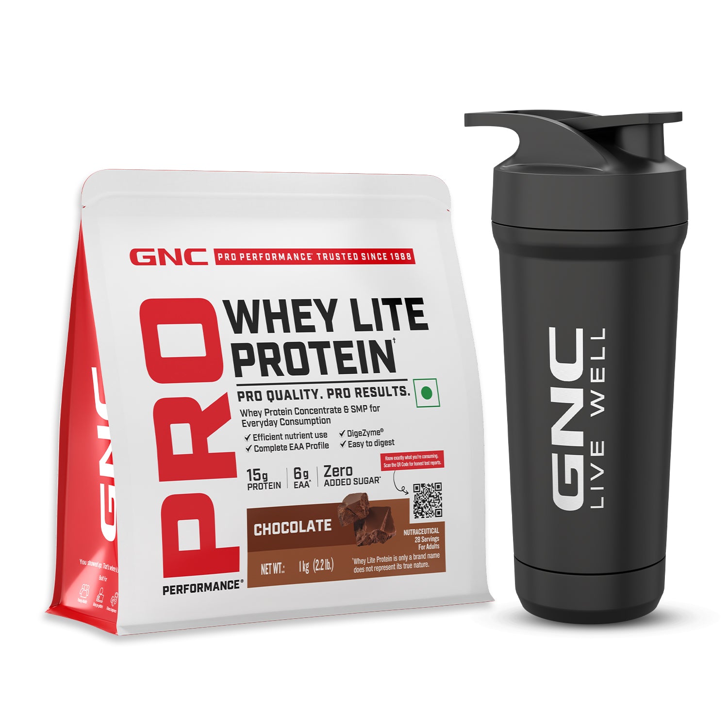 GNC Pro Performance Whey Lite 15gm Protein
