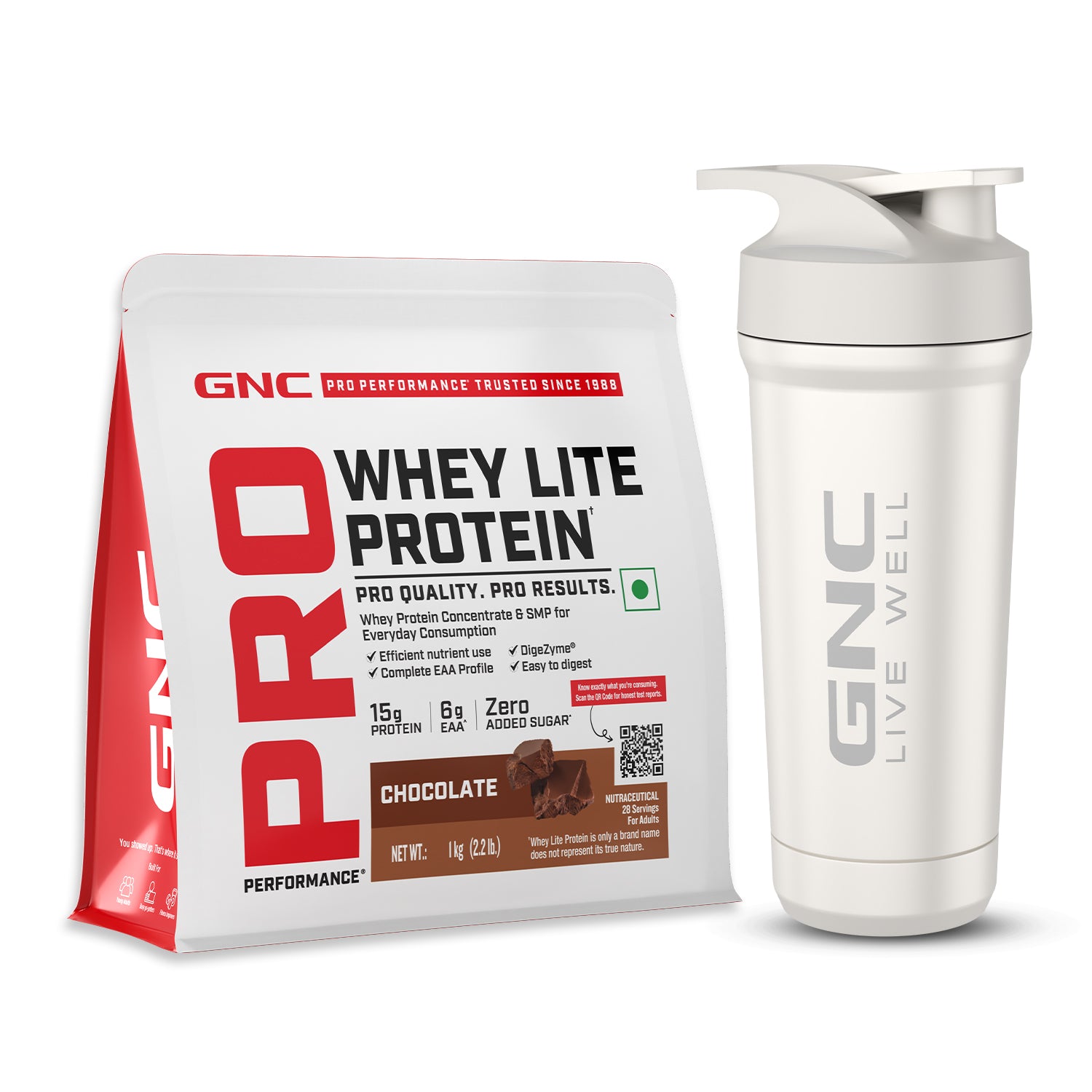 GNC Pro Performance Whey Lite 15gm Protein