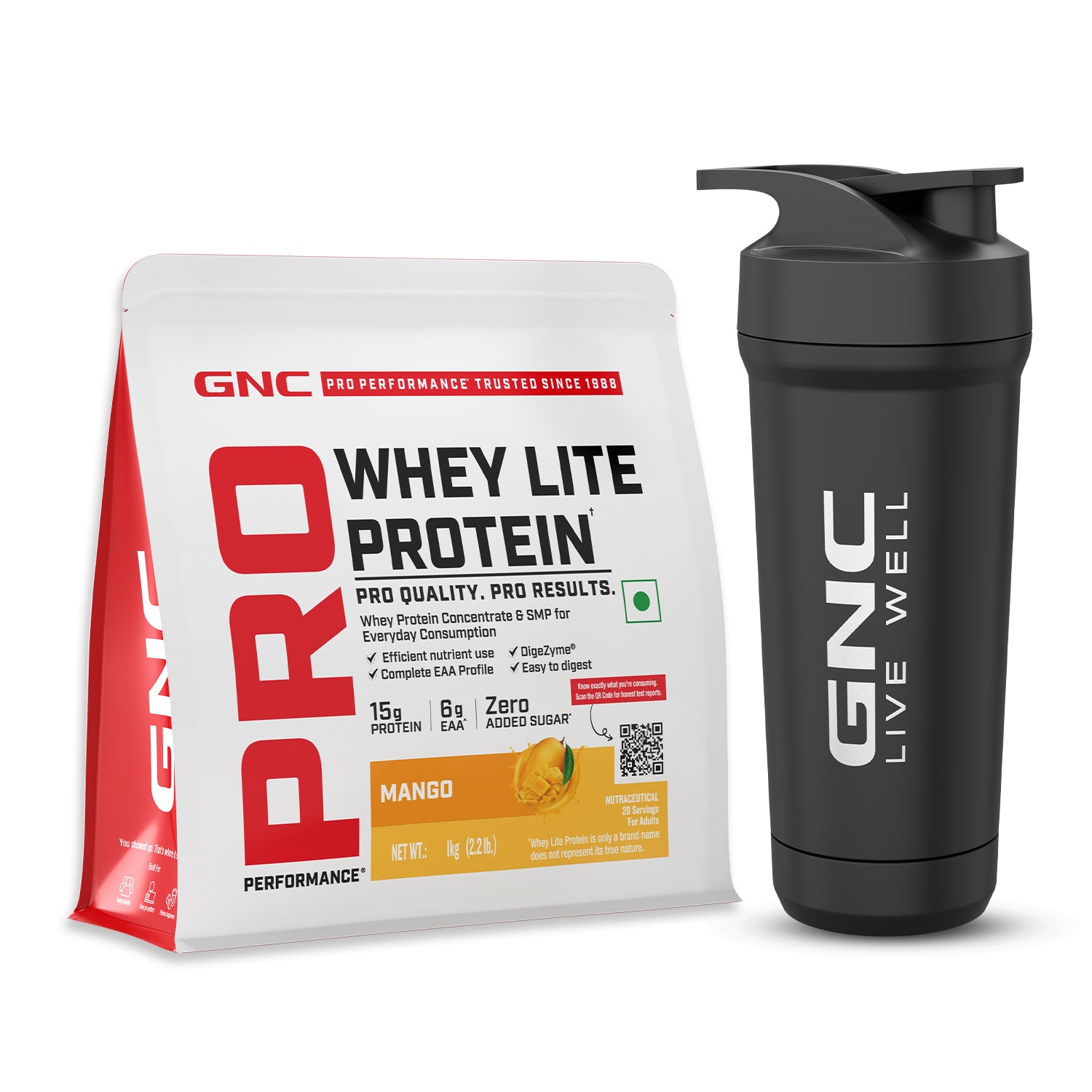 GNC Pro Performance Whey Lite 15gm Protein